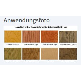 Abtnfarbe fr Naturharzle 150-82, Umbra gebrannt 0,375l