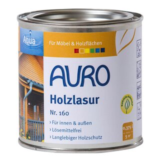 Holzlasur Aqua 160-15, Ocker-Gelb 0,375l